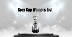 Grey Cup Winners